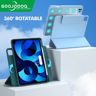 GOOJODOQ เคสแท็บเล็ต หมุน 360 องศา แม่เหล็ก สำหรับ ipad pro 11 2020 air 410.2 10.9 11