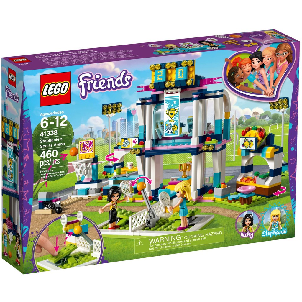 LEGO Friends 41338 Stephanie's Sports Arena