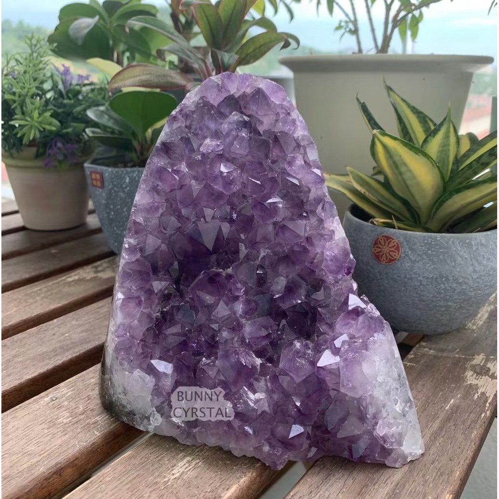 อเมทิสต์ดิบธรรมชาติ Geode Cluster