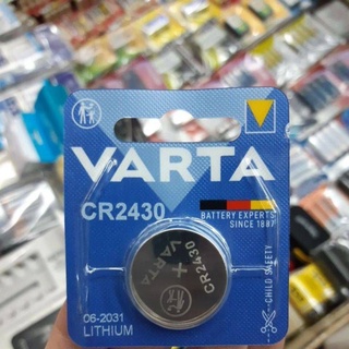 ถ่านรีโมท Varta CR2430 Lithium 3V แพคเดี่ยว 1ก้อน ของใหม่ ของแท้ แบรนด์เยอรมัน