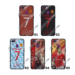 เคสสกรีน  OPPO A7 / F9 / A12 / A5s (ใช้เคสตัวเดียวกัน) รวมลาย CRISTIANO RONALDO โรนัลโด