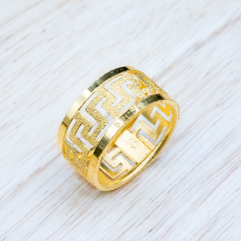 ⭐ แหวนทองลายจีนฉลุลาย น้ำหนัก 1 สลึง