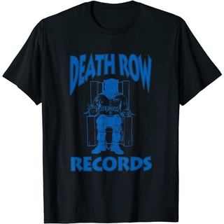 เสื้อยืด พิมพ์ลายโลโก้ Death Record สีฟ้า