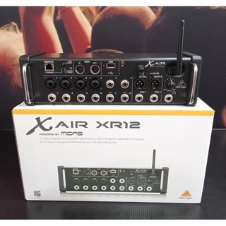 BEHRINGER มิกเซอร์ Xair12  Behiriger เล่นUSBได้ มี WIFI ในตัว แถมเสื้อ 1ตัว