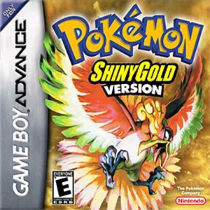 ตลับ GBA Pokemon shiny gold (USA) ตลับผลิตใหม่ ระบบ เซฟ ไอซี ไม่ใช้ถ่าน
