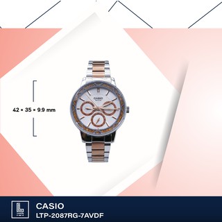 นาฬิกาข้อมือ casio รุ่น LTP-2087RG-7AVDF