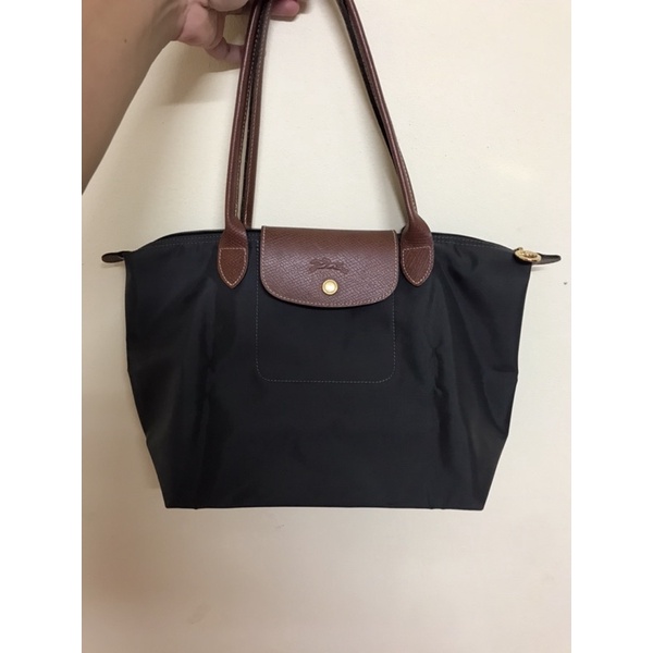 longchamp สี navy หูยาว size M *มือสอง* ของแท้100%