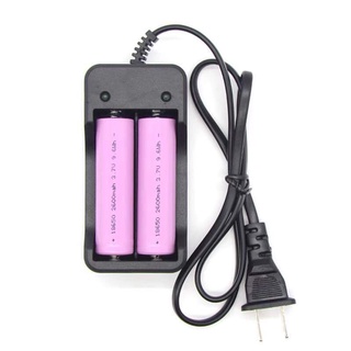ที่ชาร์จถ่าน18650อบตเตอรี่ลิเธียมชาร์จ 3.2V-4.2Vแบบ2ก้อน (ไม…