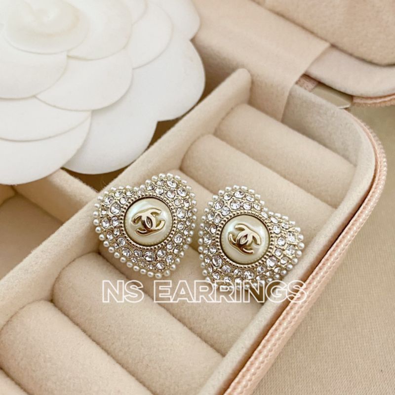 NS.EARRINGS | NS534 - CC มุกแก้ว