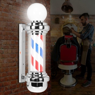 โคมไฟดาวน์ไลท์ LED 220V 75 ซม. ลายทาง สีแดง สีขาว สีฟ้า สําหรับร้านตัดผม