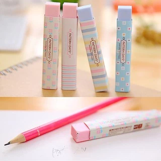 ยางลบ พาสเทล Pastel ขนาดพอดีมือ 8.5x1.3cm Pastel Erasers อุปกรณ์การเรียน น่ารัก สีพาสเทล