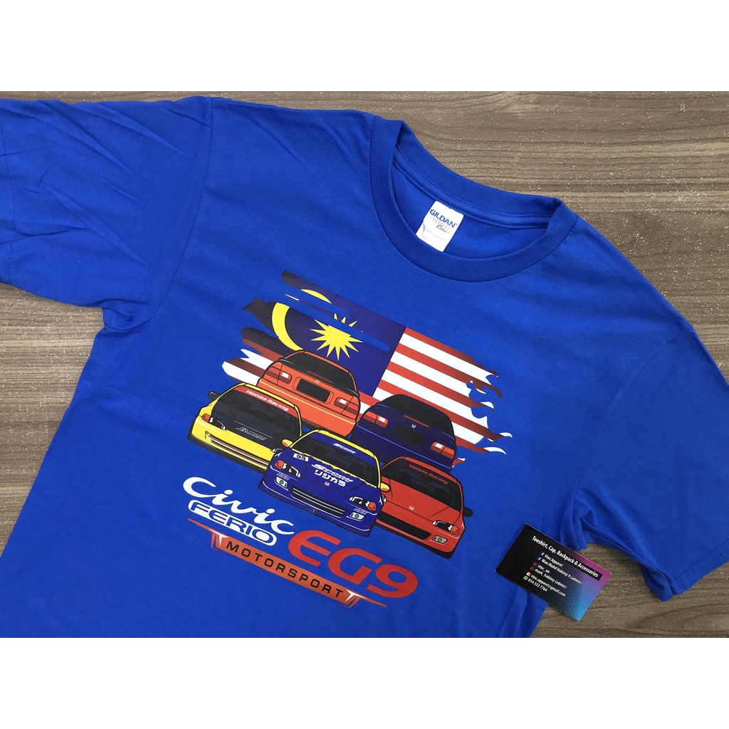 Honda Civic Ferio EG9 Motorsport *D7 (เสื้อยืด Royal Blue)
