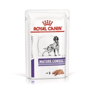 (สุนัข ยกกล่อง) Royal canin mature consult loaf (85g/ซอง) อาหารสุนัขโตเต็มวัยที่อายุมากกว่า (Exp.09/08/27)