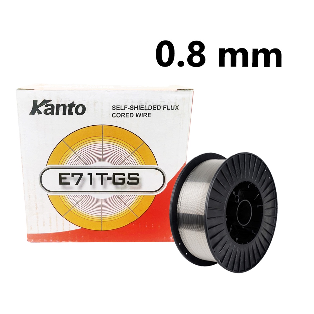 (โฉมใหม่) KANTO ลวดฟลั๊กคอร์ 0.8มิล 1กก. ลวดตู้เชื่อม รุ่น KT-MIG-W80