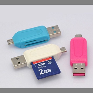 {RUI} เครื่องอ่านการ์ด Micro USB OTG TF/SD สําหรับโทรศัพท์มือถือ