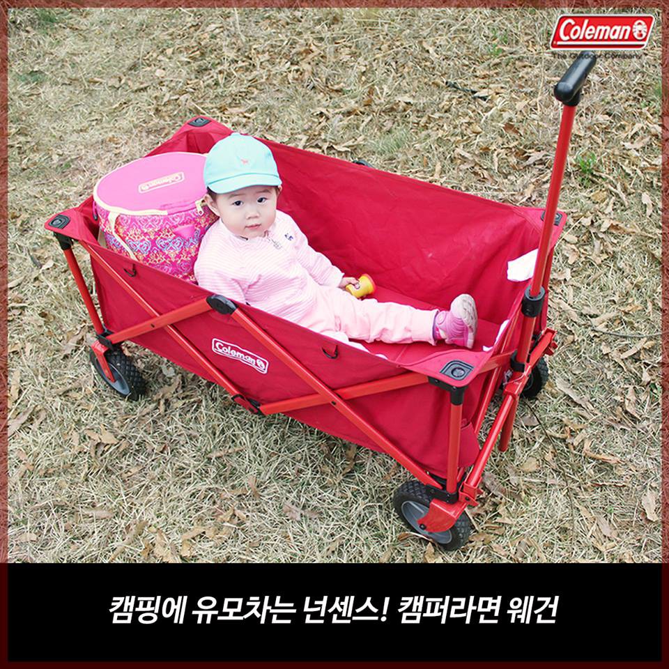 Coleman Outdoor Wagon #Red รถเข็นอเนกประสงค์ รับนำ้หนักได้ 100 kg. - รูปที่ 3