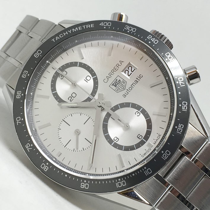 นาฬิกามือสอง ของแท้ TAG HEUETR Carera Auto chronograph date ขนาด King ize 42mm