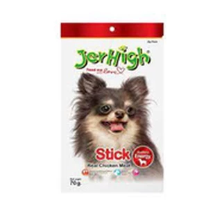 Jerhigh Stick 50-60 g Duo Stick1ซอง ✅🥳มีทุกรสชาติ ขนมสุนัขแท่งเจอร์ไฮ(สั่ง100บาทขึ้นไป)