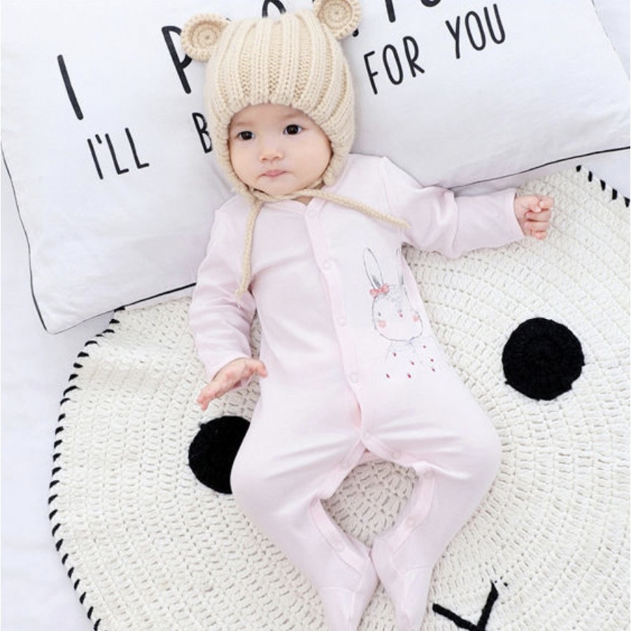 Mamas & Papas ชุดเด็ก ชุดนอนคลุมเท้า เซ็ท 3 ตัว (GIRL) สินค้าพร้อมส่ง ‼️ - รูปที่ 4