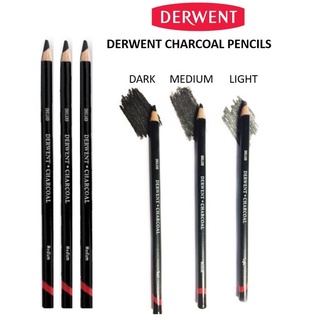 ดินสอชาร์โคล DERWENT Derwent Charcoal Pencils 1แท่ง