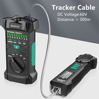 FY8172 Tracker Cable LCD POE Cable Tester Toner Wire Checker Cat5 Cat6 Test Telephone/Network Cable Wire Trackers Toner Network Tool