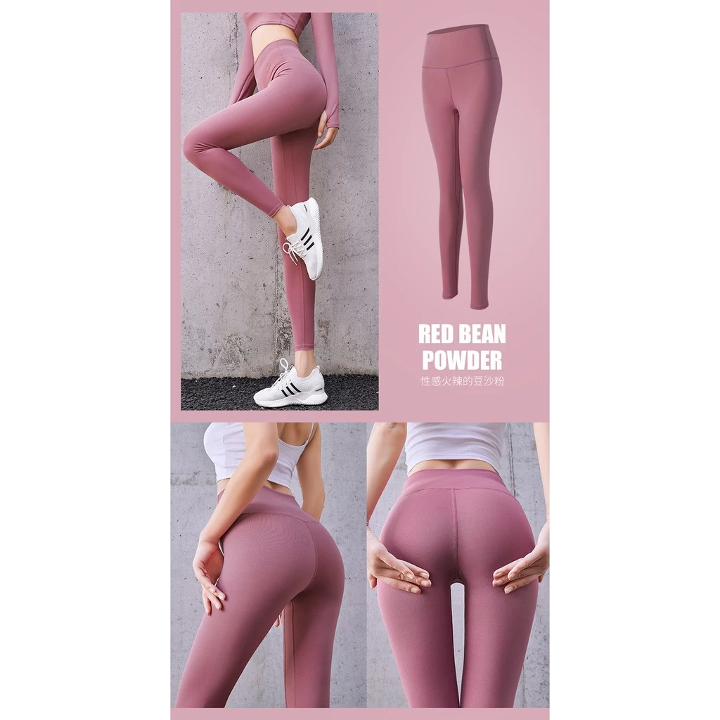 YOGA-005 กางเกงโยคะขายาว เอวสูง ยืดหยุ่นดี thumbnail 5