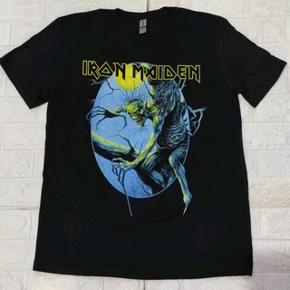 เสื้อยืดวง IRON MAIDEN Fear of the dark ลิขสิทธิ์แท้ 2022 【S-4XL】