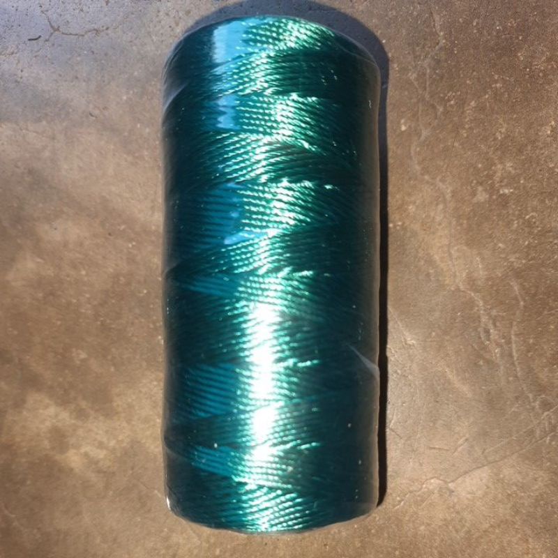 HIJAU Nylon Twine สีเขียวเข้มสําหรับการตกปลาเหยื่อ Appollo ด้ายไนลอนสีเขียวสําหรับทําเหยื่อ Appollo 