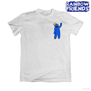 เสื้อยืดแขนสั้นลําลอง พิมพ์ลายกราฟฟิค Roblox Rainbow Friends 3 มิติ ทรงหลวม สําหรับผู้ชาย และผู้หญิงS-5XL