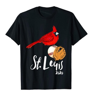 เสื้อยืดผ้าฝ้ายพิมพ์ลายขายดี เสื้อยืด ผ้าฝ้าย พิมพ์ลาย Saint Louis Red Cardinal 2022 Art And Baseball สไตล์จีน แฟชั่นสํา