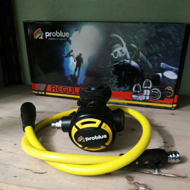 SCUBA DIVING 
Problue Regulator Second stage Octopus Hose 92cm. 
made in Taiwan