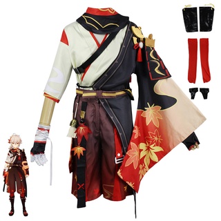 ชุดคอสเพลย์ Aboutcos Genshin Impact Kaedehara Kazuha Carnival Samurai สําหรับผู้ชาย