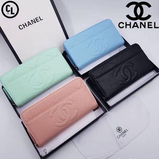 เช็คของก่อนสั่ง#กระเป๋าตังค์Chanel#กระเป๋าตังค์สีพาสเทล#กระเป๋าใบตังค์ใบยาวChanel#กระเป๋าสตางค์ซิปรอบ