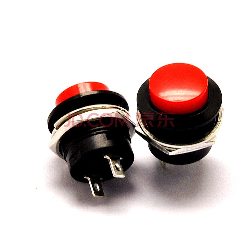 ปุ่มกดปล่อย 2 พิน R13-507 3A 250V