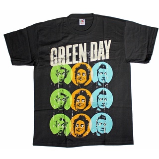 คอลูกเรือGILDAN เสื้อยืด พิมพ์ลาย Green Day One Two Tre On The Dot สําหรับผู้ชายS-5XL