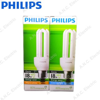 Philips หลอดประหยัดไฟ จีนี่ Genie 18W E27