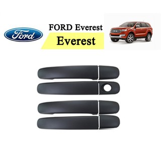 ครอบมือจับประตู Ford Everest 2015-2019สีดำด้าน