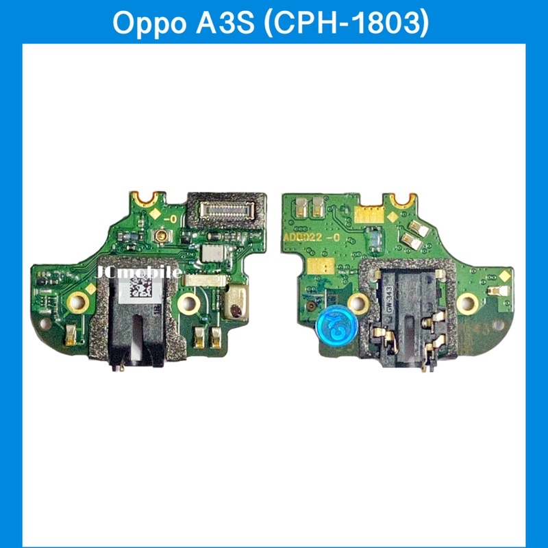 บอร์ดชุดเสียบหูฟัง+ไมค์ Small talk Oppo A3S | Model: CPH-1803 | อะไหล่มือถือ