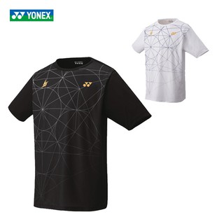 2021 ใหม่ YONEX Yonex แบดมินตันชุดกีฬาผู้ชายแขนสั้น Lin Dan การฝึกอบรมแห้งเร็ว yy