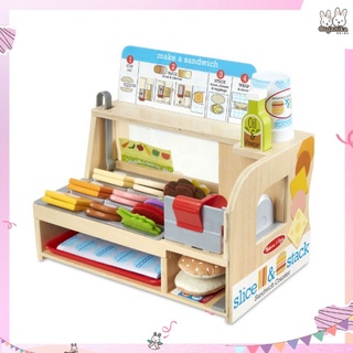 ชุดเค้าเตอร์แซนวิชฝึกการเรียนรู้ทำอาหารจากแบรนด์ Melissa &amp; Doug รุ่น 31650 Slice &amp; Stack Sandwich Counter