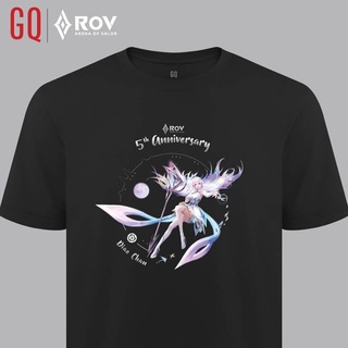 x ROV เสื้อยืดลิมิเต็ดอีดิชั่น ลาย Diao Chan WaVe Diamond เสื้อยืดคอกลม