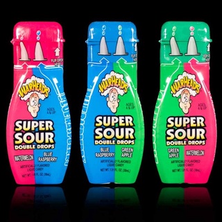 Warheads Super Sour Double Drops ขนม usa