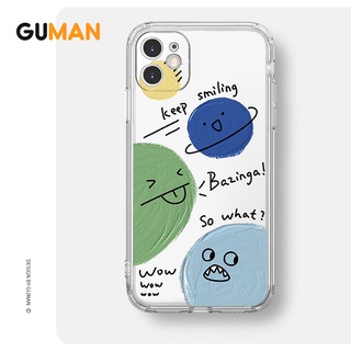 Guman เคสไอโฟน เคสซิลิโคนนุ่มกันกระแทกใสน่ารักตลก เคสโทรศัพท์ Compatible for iPhone 14 13 12 11 Pro Max SE 2020 X XR XS 8 7 Plus พลัส XYB848