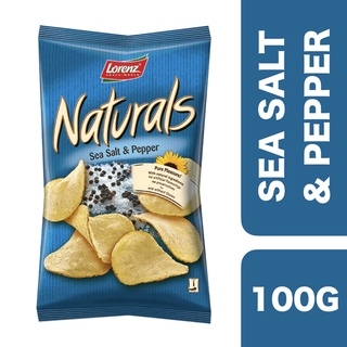 Lorenz Naturals Sea Salt Pepper Potato Chips 100g ++ ลอเรนซ์ มันฝรั่งอบกรอบรสเกลือผสมพริกไทย 100 กรัม