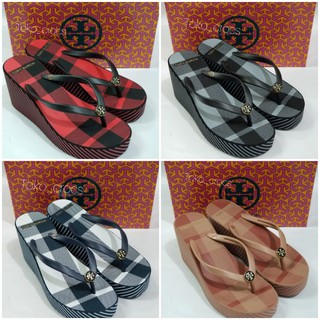 รองเท้าแตะ Tory wedges 7 ซม.