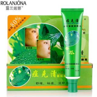 Rolanjona ครีมกําจัดสิว pokeqing balsam pear pox ครีมกําจัดสิว