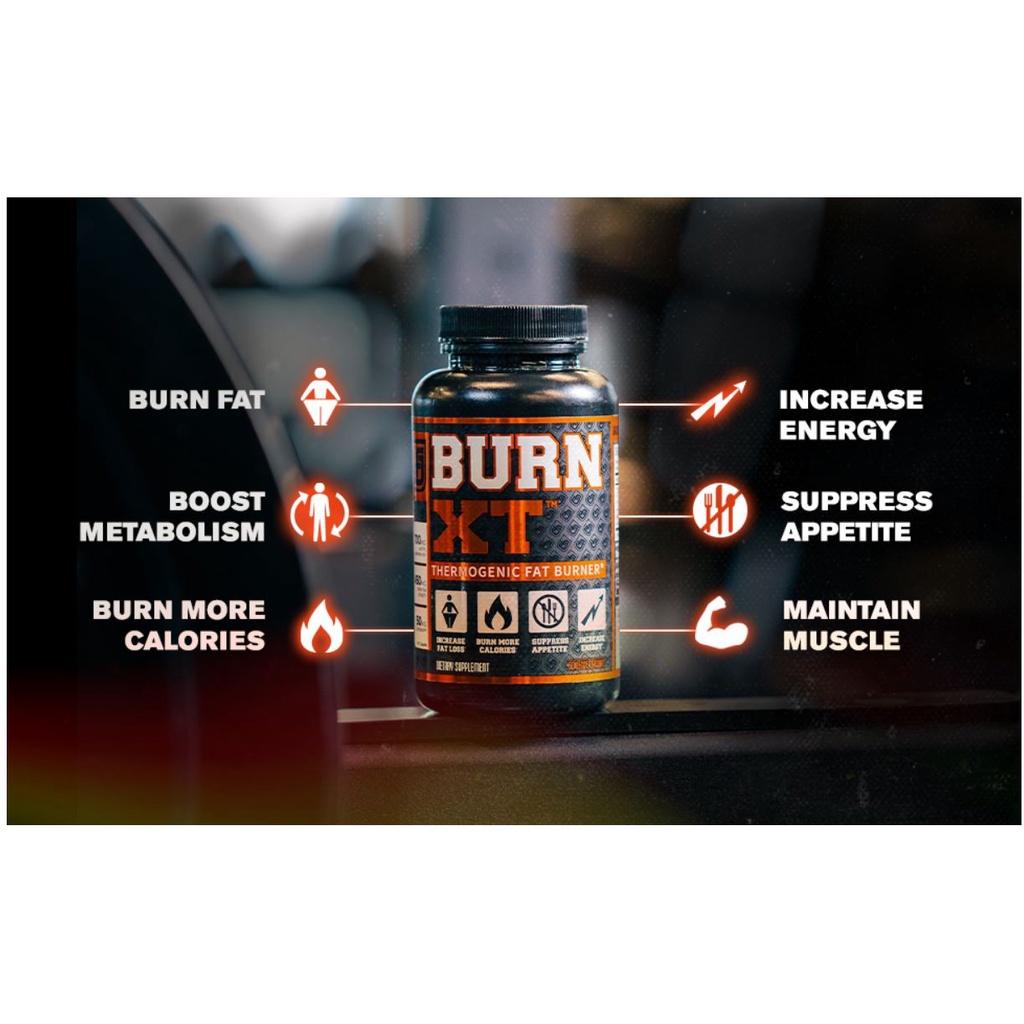 Jacked Factory อาหารเสริมลดน้ำหนัก BURNXT Thermogenic Fat Burner 60