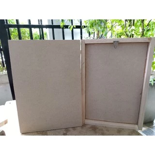 กรอบรูปกรอบลอยพร้อมกระดานอัด+ตะขอแขวน(รับสั่งทำตามขนาด)