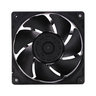 IP67พัดลมกันน้ำ 12v ปรับความเร็วได้ มีตัวปรับวอลลุ่ม สีดำ