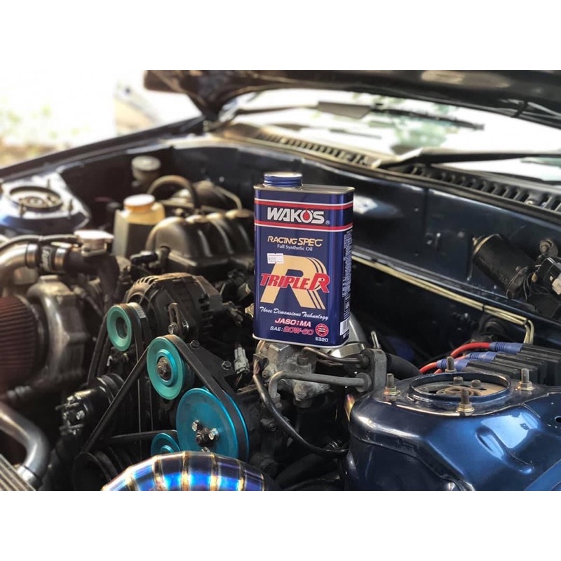 [รุ่นท๊อปสุด] Wako’s Racing Spec Triple-R 20w60 JASO:MA Fullsynthetic ...